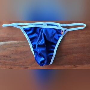 Blue Velvet Mens Thong